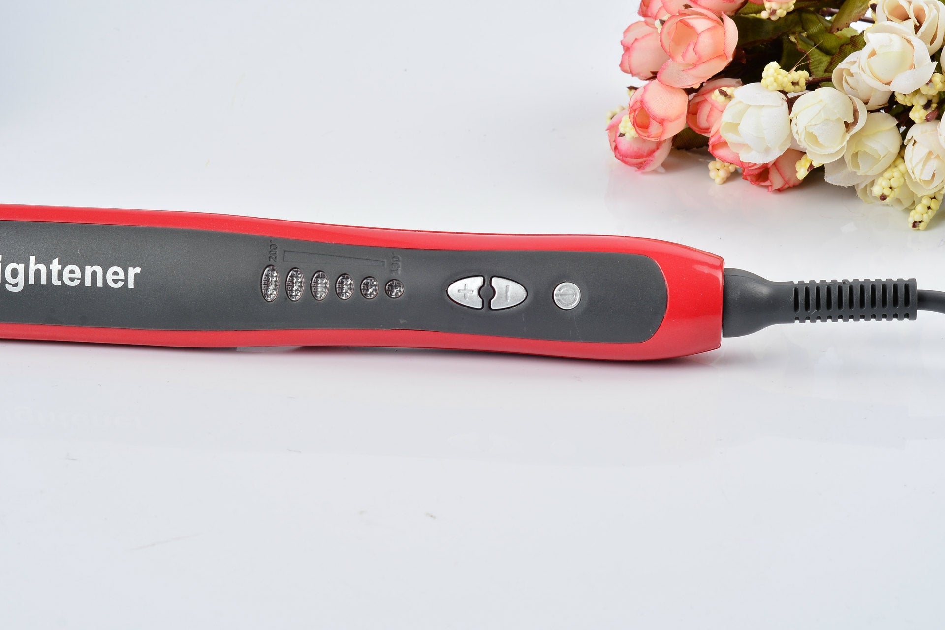 JMT-967306 Ceramic Hair Straightening Brush with Adjustable Temperature Control and Detangling Features