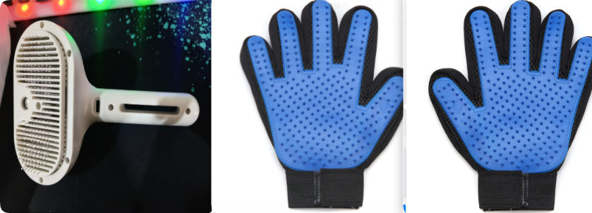 JMT-967562 Self-Cleaning Pet Grooming Brush with Misting Function for Dogs and Cats - Dematting Tool and Hair Remover