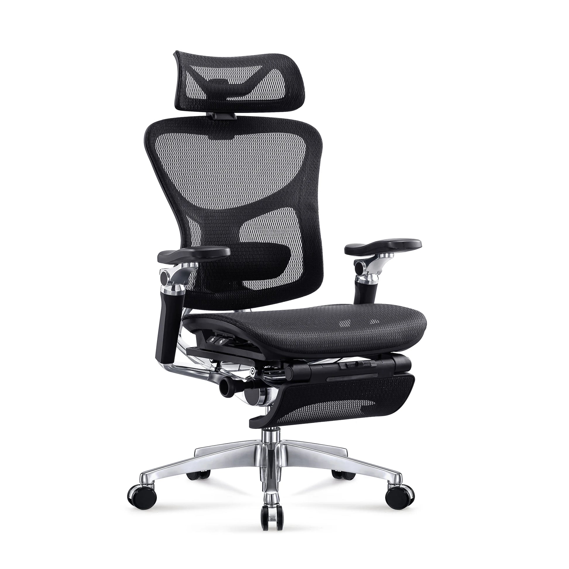 JMT-968074 Ergonomic High Back Mesh Office Chair with Adjustable Armrests and Swivel Base