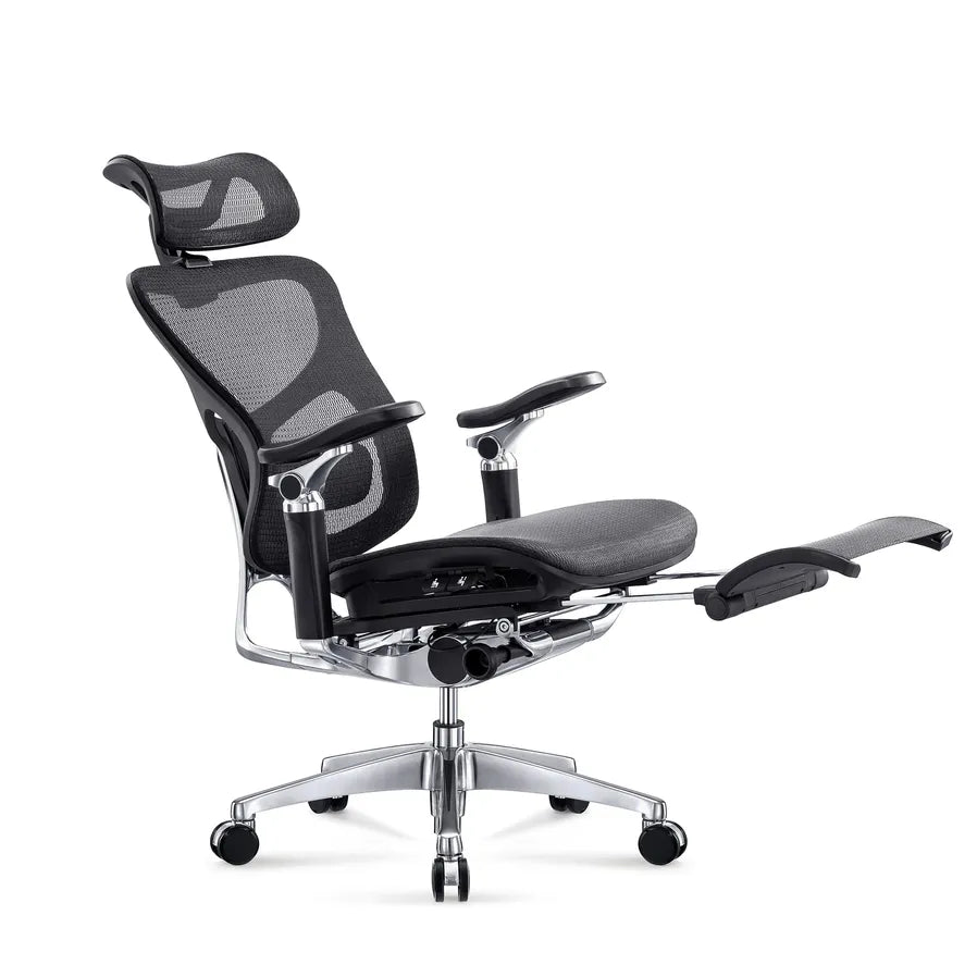 JMT-968074 Ergonomic High Back Mesh Office Chair with Adjustable Armrests and Swivel Base