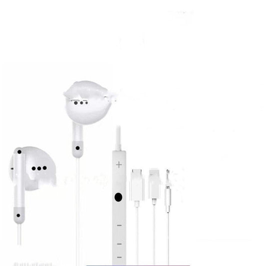 JMT-968138 Wired In-Ear Earphones with Type-C and 3.5mm Compatibility, 120 cm Length, Moving-Coil Technology