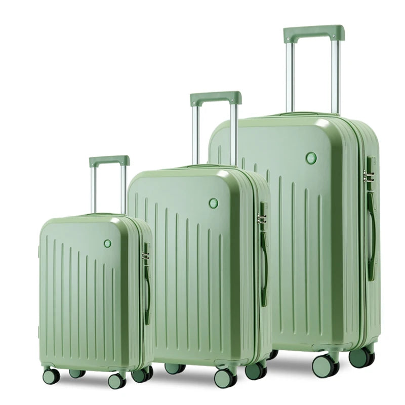 JMT-968202 ABS Cabin Trolley Luggage Set - Lightweight Carry-on Suitcases in 20, 24, and 28 Inches