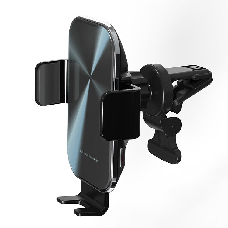 JMT-968330 Wireless Fast Charging Car Air Outlet Holder with Intelligent Metal Detection