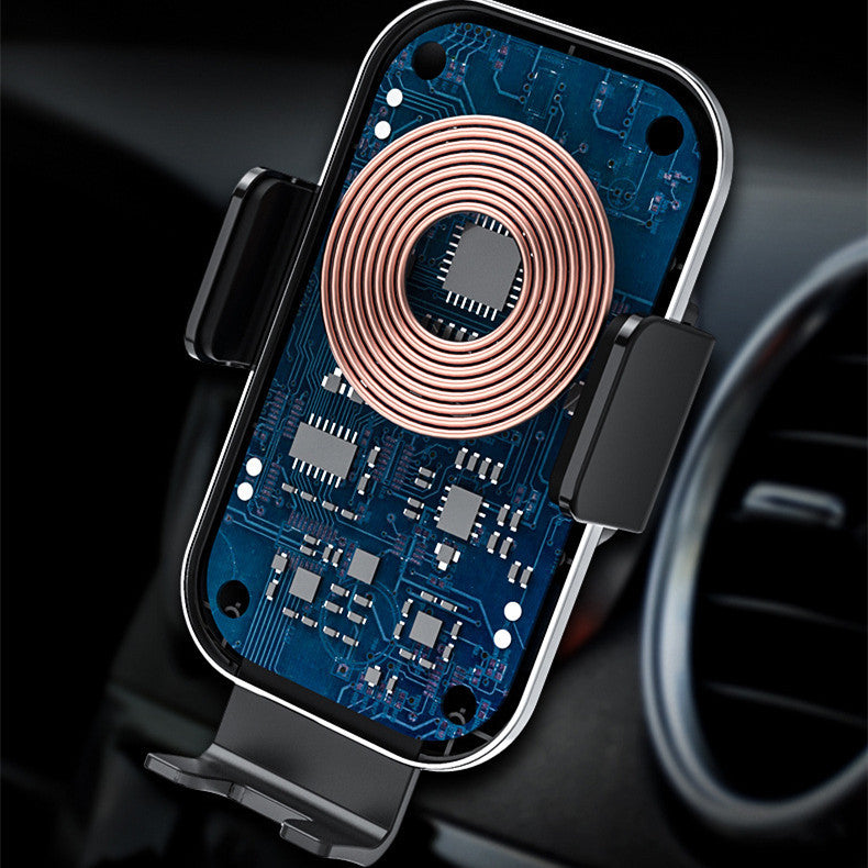 JMT-968330 Wireless Fast Charging Car Air Outlet Holder with Intelligent Metal Detection