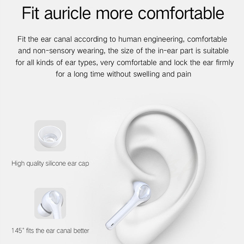 JMT-968458 Bluetooth Wireless In-Ear Headset with Noise Reduction and Binaural Connection, 8 Hours Playback Time