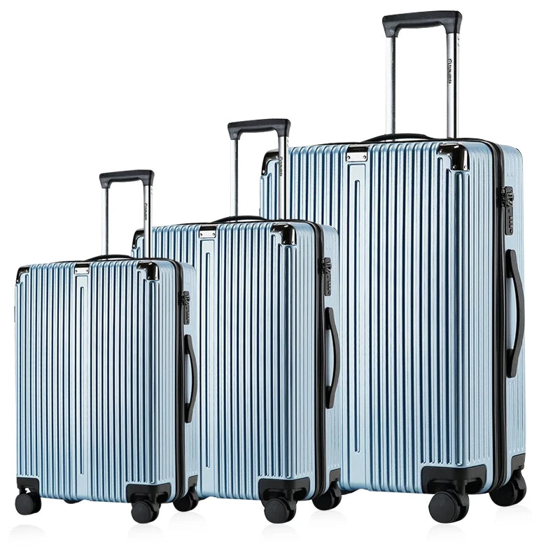 JMT-968522 20 Inch and 24 Inch Wheeled Luggage Set for Travel - 3 Piece Cabin Suitcase Collection