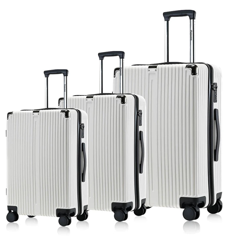 JMT-968522 20 Inch and 24 Inch Wheeled Luggage Set for Travel - 3 Piece Cabin Suitcase Collection