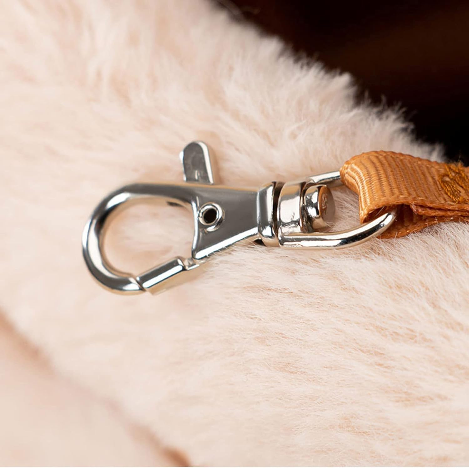 JMT-968970 Pet Carrier Backpack for Dogs - Winter Travel Bag with Plush Reindeer Design and Hand Warmers