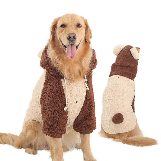 JMT-969098 Winter Pet Suit for Labrador Dogs - Four-Legged Design for Comfort and Warmth