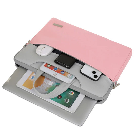 JMT-969290 Waterproof and Shockproof Laptop Sleeve Bag with Hidden Handle in Multiple Sizes, Made from Waterproof Oxford Material