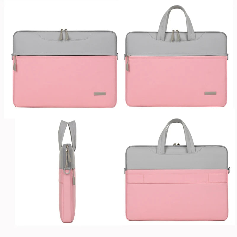 JMT-969290 Waterproof and Shockproof Laptop Sleeve Bag with Hidden Handle in Multiple Sizes, Made from Waterproof Oxford Material