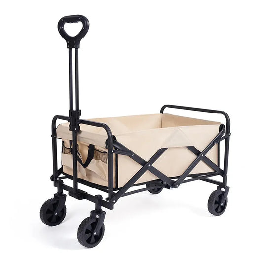 JMT-969674 Collapsible Foldable Utility Trolley Cart for Outdoor Garden, Beach, Camping and Picnic Use