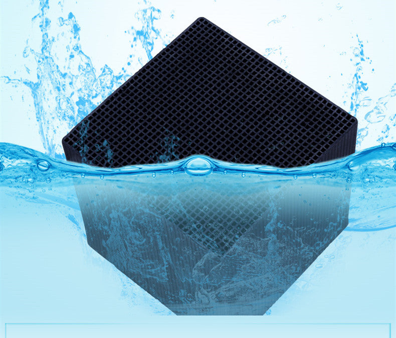 JMT-969802 Activated Carbon Water Purification Cubes for Fish Tanks - Honeycomb Design, Various Sizes Available
