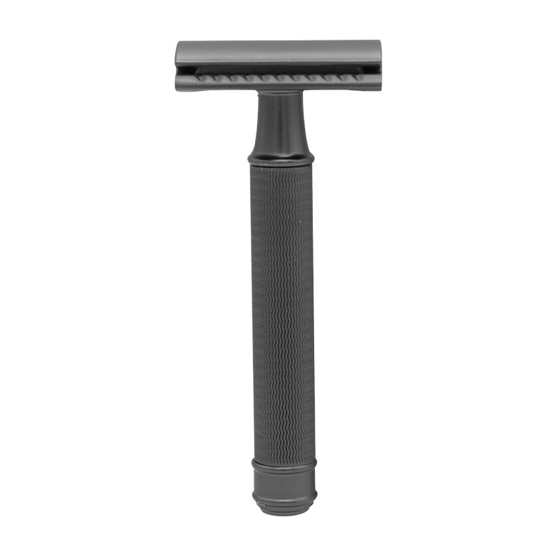 JMT-969866 Durable Manual Shaver with 10 Double-Sided Blades, Zinc Alloy Cutter Head and Copper Handle