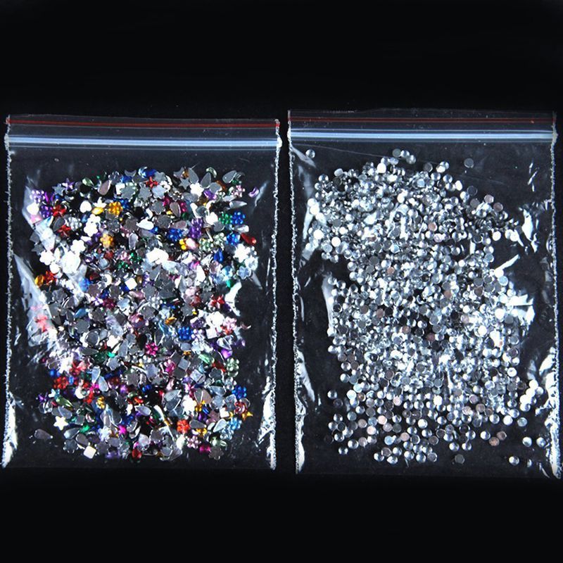 JMT-969930 Comprehensive Nail Tool Set with 12 Color Glitter and Essential Accessories