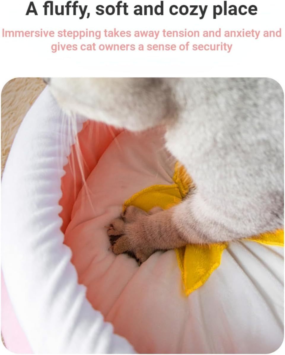 JMT-969930 Cozy Cat Nest in Honey Pot Shape – Soft and Warm Bed for Small Pets