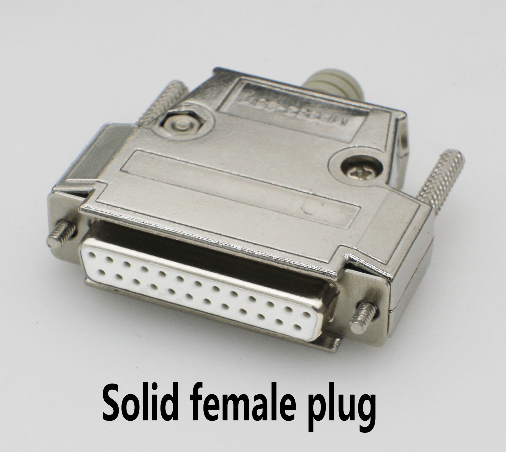JMT-969930 Industrial-Grade DB25 Male and Female Connector, Gold-Plated, Metal Shielding, 25-Pin Dual Row Plug/Socket
