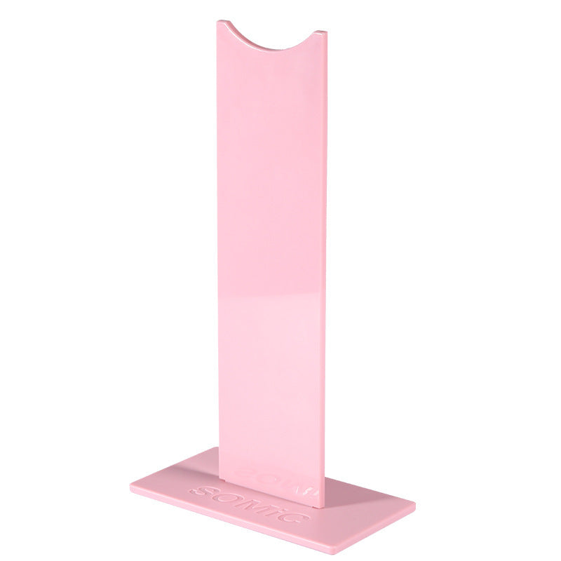 JMT-970122 Detachable Headphone Stand with Non-Slip Base - Pink and Black
