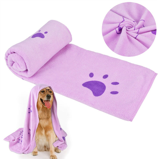 JMT-970250 Soft Absorbent Cartoon Print Bath Towel - Bear Design, 70x140cm