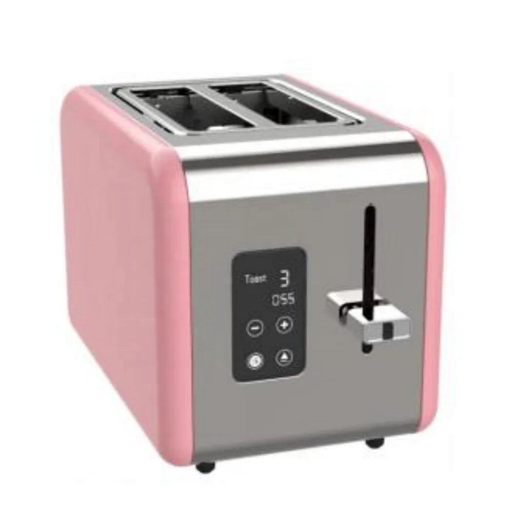 JMT-970442 Blue Portable Electric Bread Toaster for 2 Slices with Touch Screen Control and Removable Crumb Tray