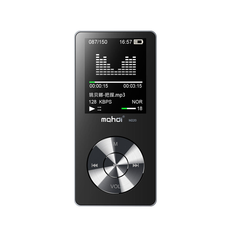 JMT-970442 Lossless MP3 Music Player with Recording, 2.8-Inch Screen, Multi-Language Support, and 128GB TF Card Capability