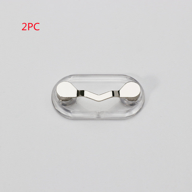 JMT-970634 Magnetic Glasses Holder in Black and Silver – Creative Travel Storage Solution