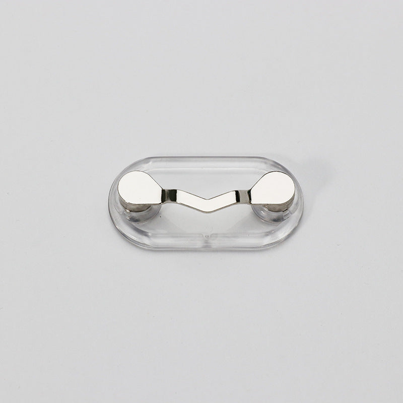 JMT-970634 Magnetic Glasses Holder in Black and Silver – Creative Travel Storage Solution