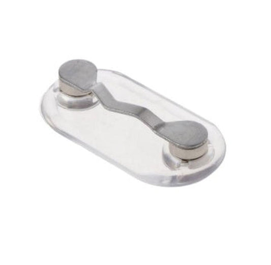JMT-970634 Magnetic Glasses Holder in Black and Silver – Creative Travel Storage Solution