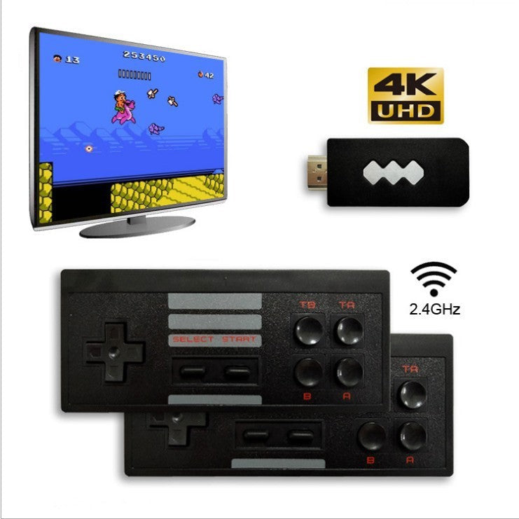 JMT-970890 HD Game Console with 568 Classic Games and Wireless Controller for One or Two Players