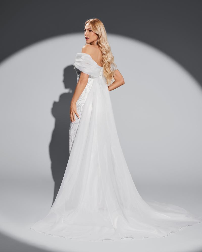 JMT-971018 Classic White Elegant Women's Dress, Style SH0070