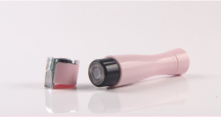JMT-971018 Electric Mini Shaver for Smooth Hair Removal – Pink Stainless Steel Blade with ABS Body