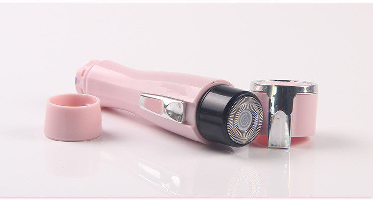 JMT-971018 Electric Mini Shaver for Smooth Hair Removal – Pink Stainless Steel Blade with ABS Body