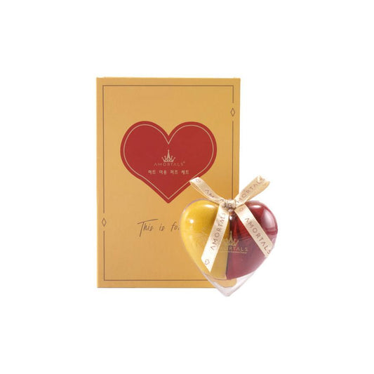 JMT-971210 Starry Sky Makeup Sponge Set with Stand - Blue & Yellow Beauty Eggs for Flawless Application