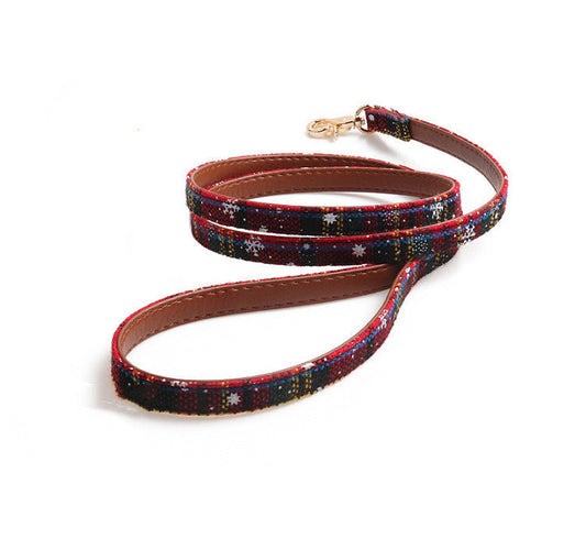 JMT-971594 Adjustable Christmas Pet Collar for Dogs and Cats – Festive Design in Red and Green, Multiple Sizes Available