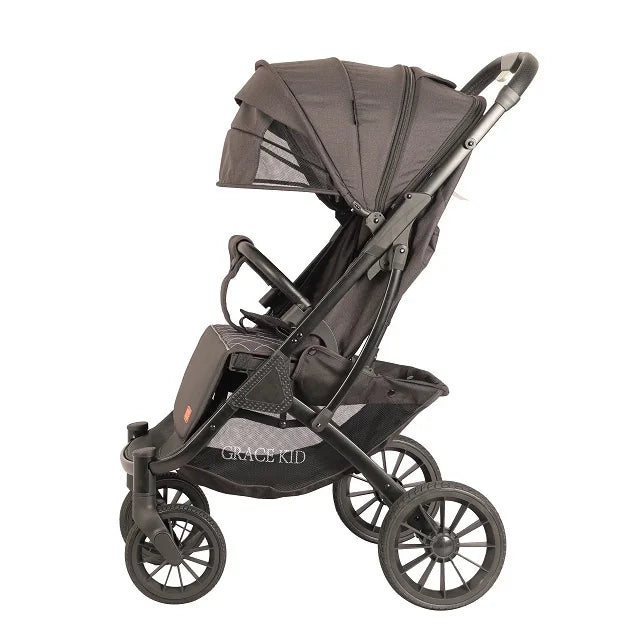 JMT-971786 Aluminium Alloy Baby Stroller with Durable Anodized Frame for Enhanced Stability