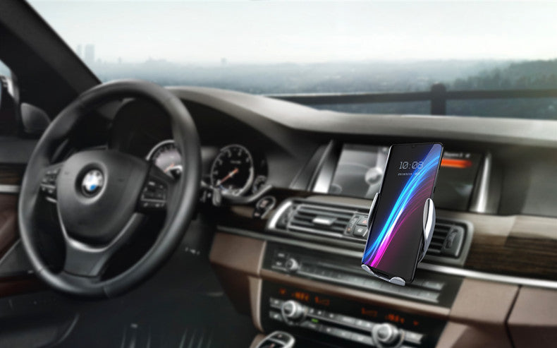 JMT-971786 Auto Induction Wireless Charger with Adjustable Phone Holder for Cars - 5W to 15W Fast Charging