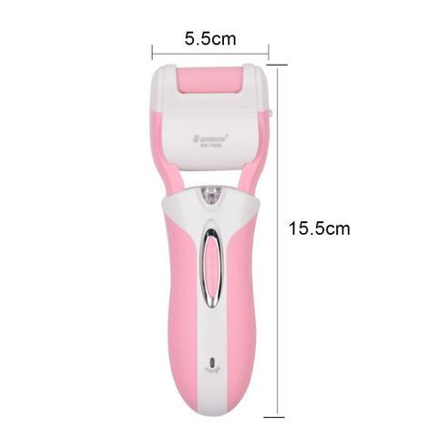 JMT-971914 3-in-1 Rechargeable Cordless Callus Remover with Ergonomic Grip for Smooth Skin Removal