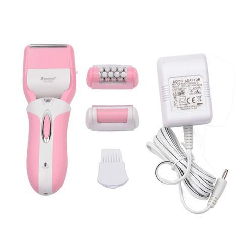 JMT-971914 3-in-1 Rechargeable Cordless Callus Remover with Ergonomic Grip for Smooth Skin Removal