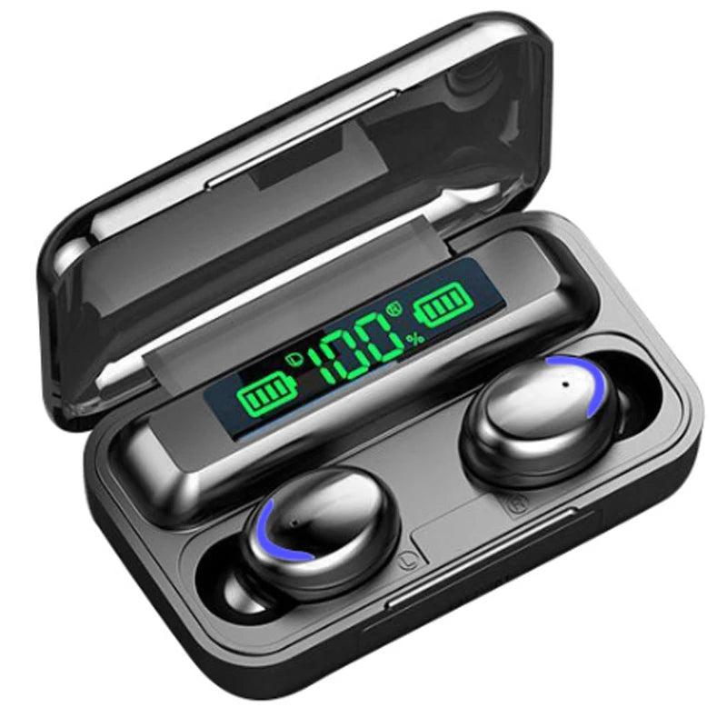 JMT-972106 Waterproof True Wireless Earbuds with Binaural Calling, Model F9-5 TWS Headset