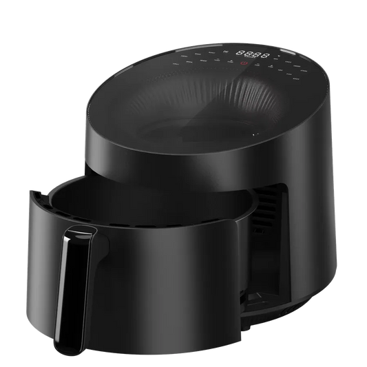 JMT-972682 5L Air Fryer with Skylight and Hidden Fan Blades, Metal Interior, 1500W Turbo Heat Technology