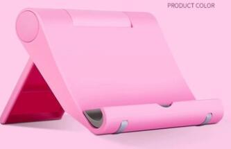 JMT-972938 Foldable Anti-Slip Phone and Tablet Holder with Adjustable Viewing Angles and Silicone Pad