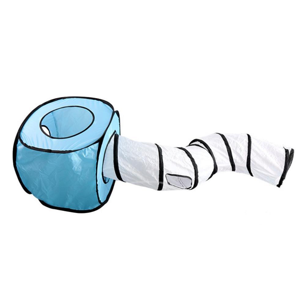 JMT-972938 S-Shaped Foldable Cat Tunnel Toy for Interactive Play and Exploration