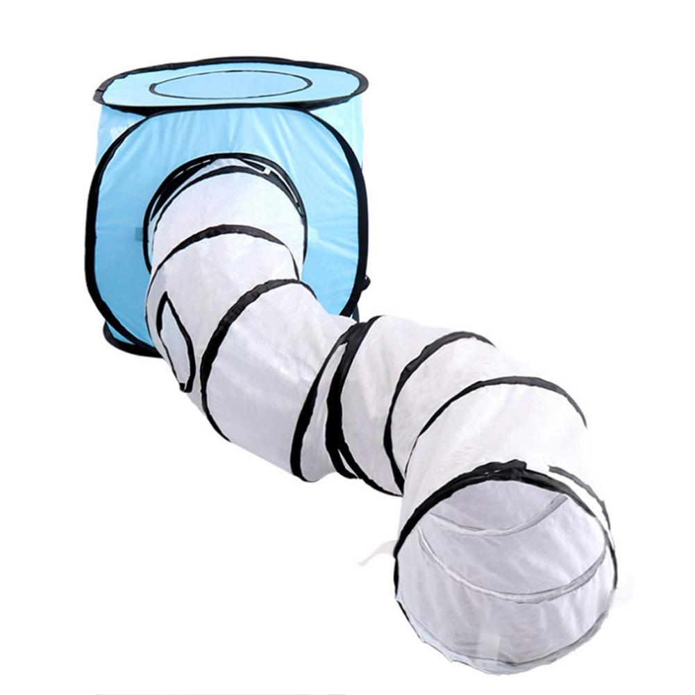 JMT-972938 S-Shaped Foldable Cat Tunnel Toy for Interactive Play and Exploration