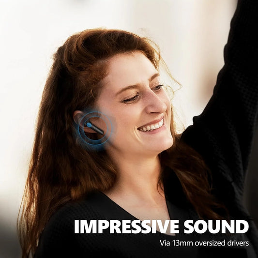 JMT-973258 Wireless Gaming Earbuds with LED Battery Display and Sport-Ready Design