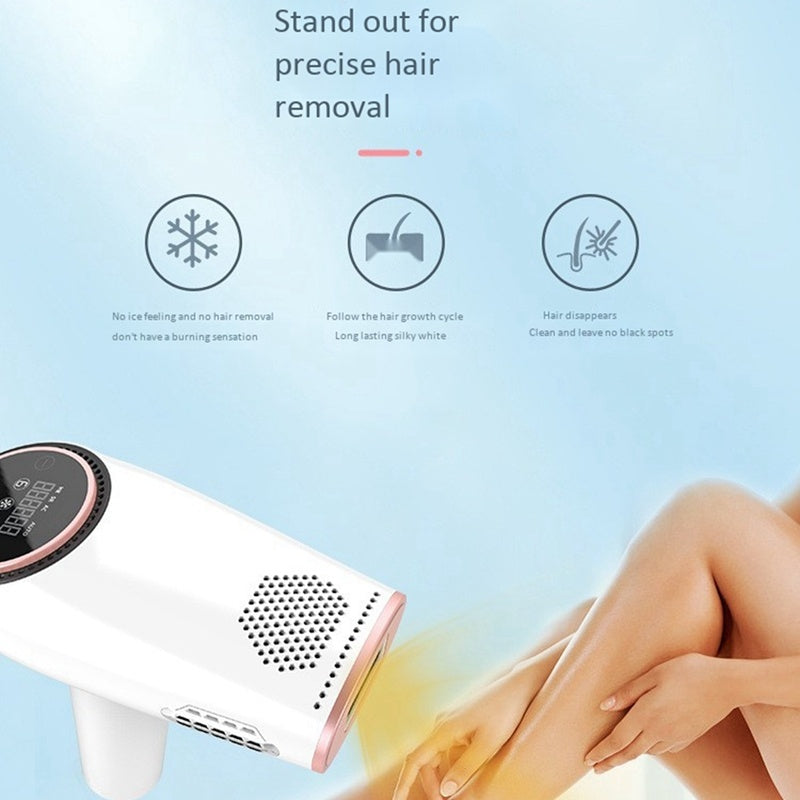 JMT-973322 Convenient Pain-Free Whole Body Laser Epilator - AC Powered, Model X2, ABS Plastic