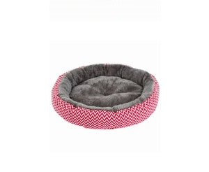 JMT-973386 Deep Sleep Round Pet Kennel - Cozy Cloth Bed for Cats and Small Pets