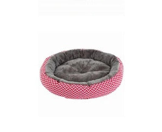 JMT-973386 Deep Sleep Round Pet Kennel - Cozy Cloth Bed for Cats and Small Pets