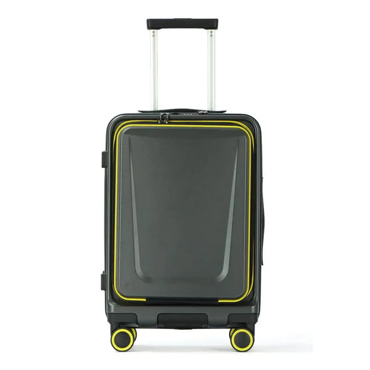 JMT-973642 20" Front Open Travel Trolley Suitcase – 100% Aluminium Carry-On Luggage