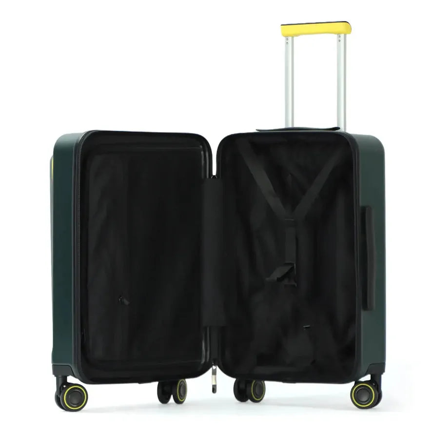 JMT-973642 20" Front Open Travel Trolley Suitcase – 100% Aluminium Carry-On Luggage