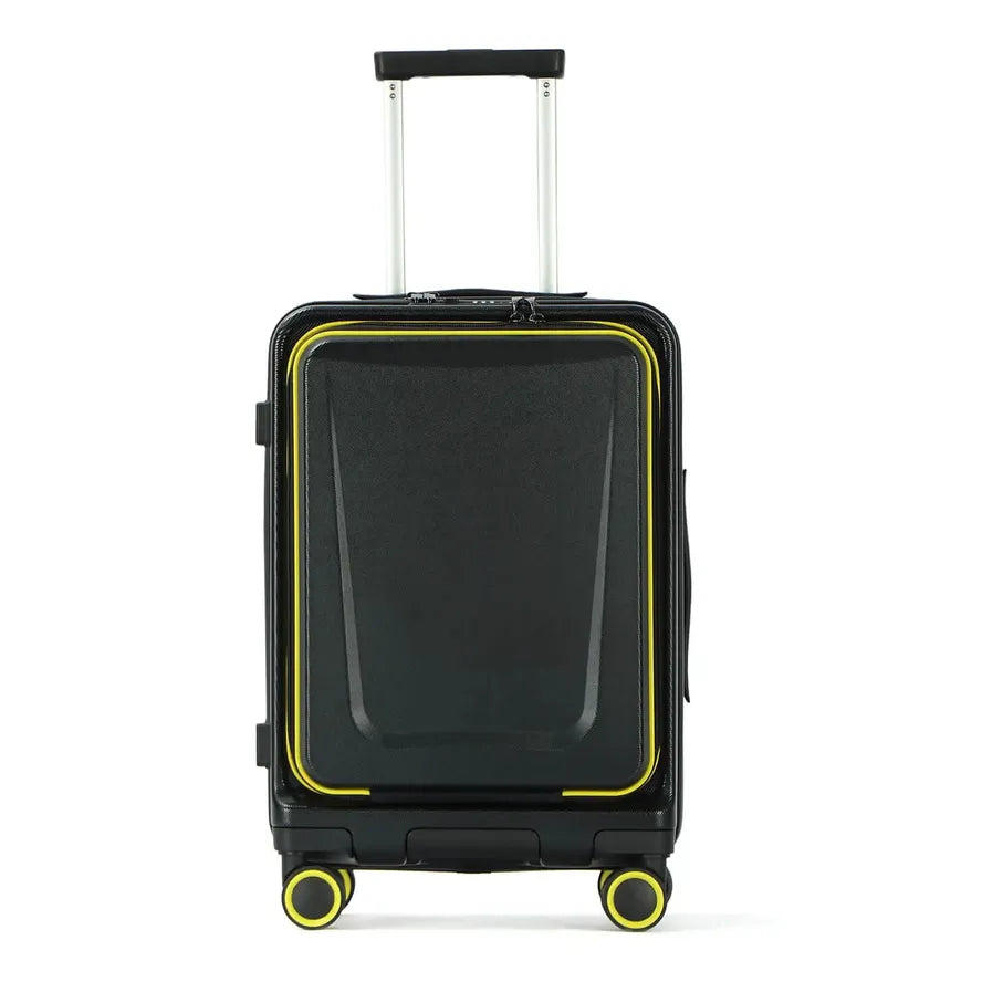 JMT-973642 20" Front Open Travel Trolley Suitcase – 100% Aluminium Carry-On Luggage